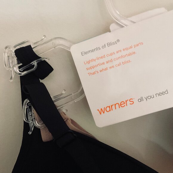 WARNERS Women's 2-Pack Wire-Free Bras NWT Size 38C - Picture 2 of 8